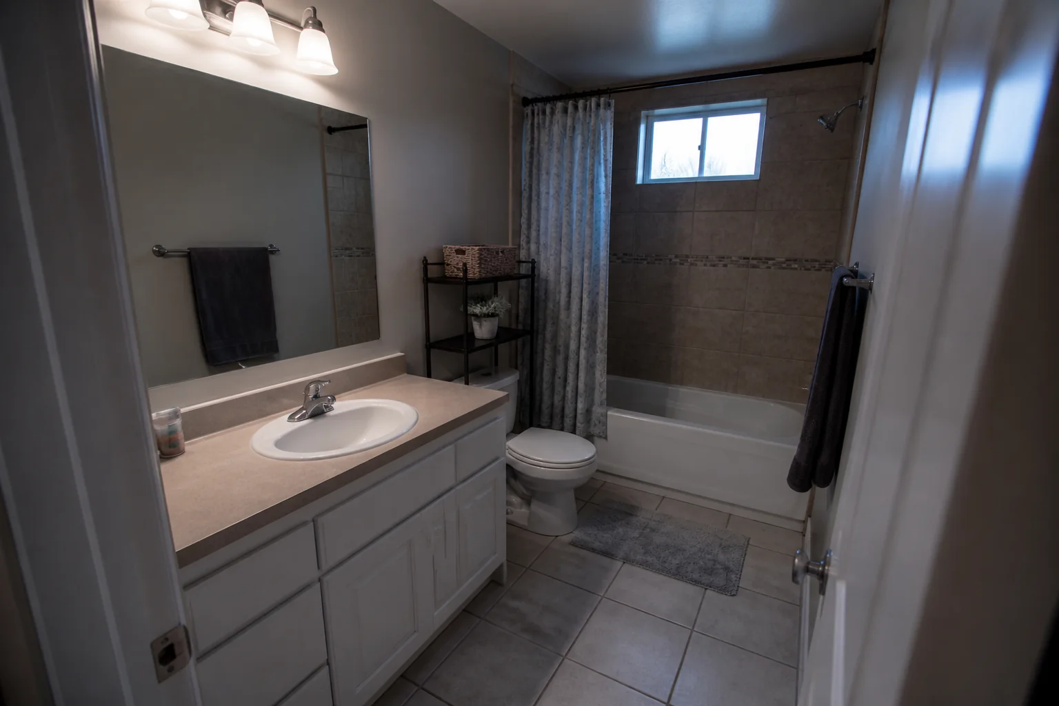 Bathroom before editing